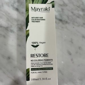 Mayraki Anti-Grey hair color restoring treatments